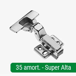 Dobradiça Caneco 35 com Amortecedor - Super Alta Bigfer
