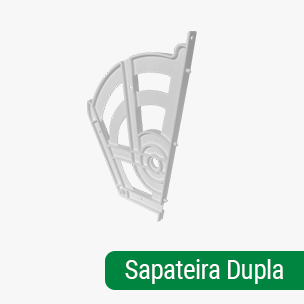 Kit Guia para Barra de Sapateira Dupla