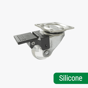 Rodízios Silicone